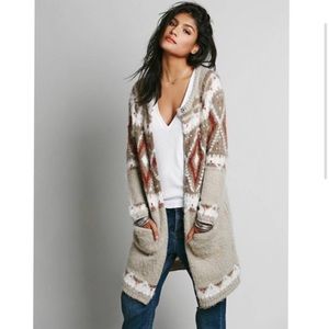 Free People | fairisle frosted cardi in natural